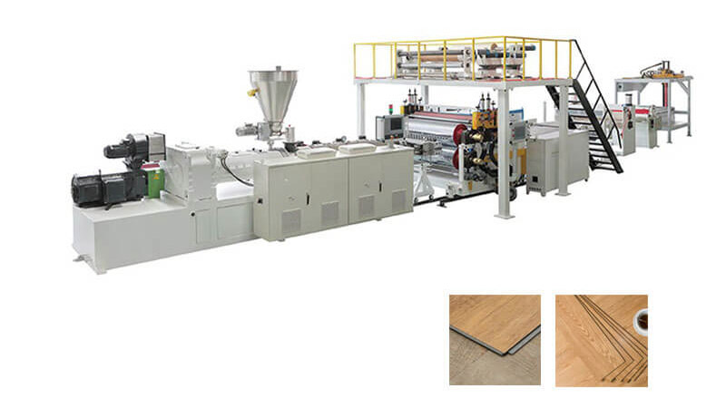 SPC Flooring production machine line