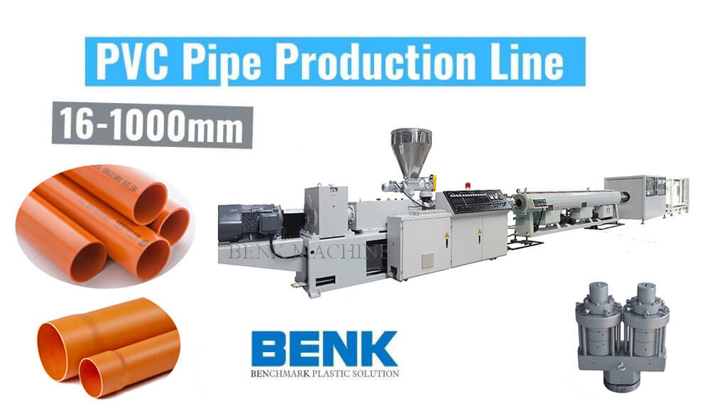16-1000 PVC Pipe extrusion line